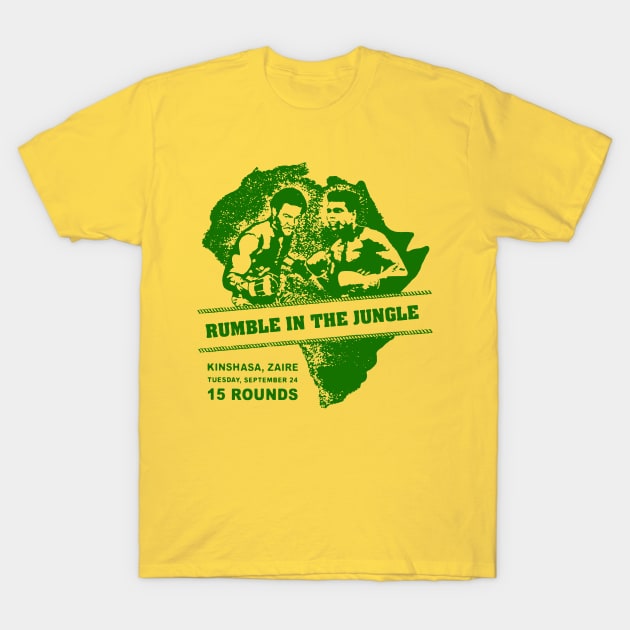 rumble in the jungle T-Shirt by light nightmare